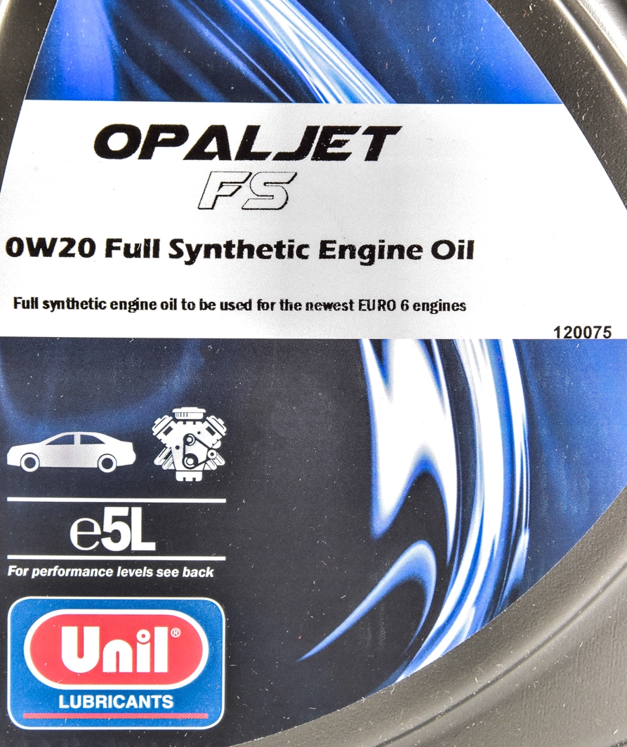 Моторна олива Unil Opaljet FS 0W-20 5 л на Opel Vivaro