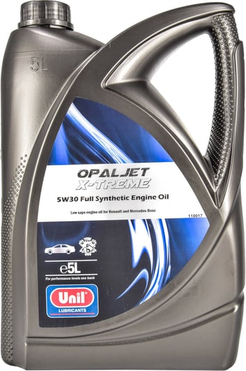 Моторное масло Unil Opaljet X-treme 5W-30 5 л на Opel Vivaro