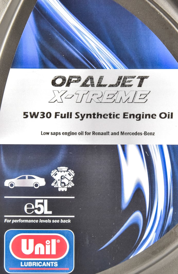 Моторное масло Unil Opaljet X-treme 5W-30 5 л на Ford Mustang