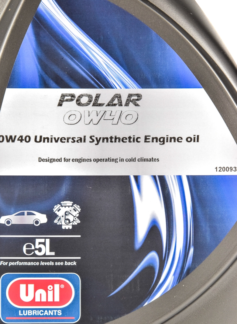 Моторна олива Unil Polar 0W-40 5 л на Opel Vivaro