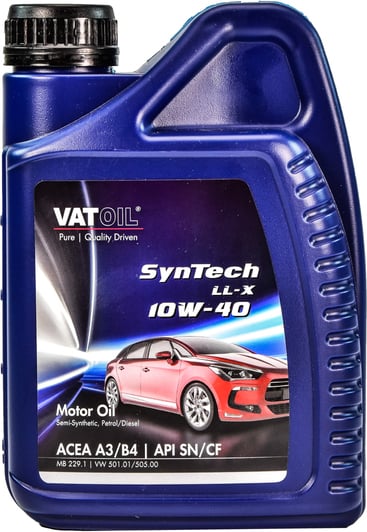 Моторна олива VatOil SynTech LL-X 10W-40 1 л на Daihatsu Cuore