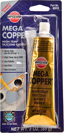 Формирователь прокладок VersaChem Copper Silicone Gasket Maker оранжевый