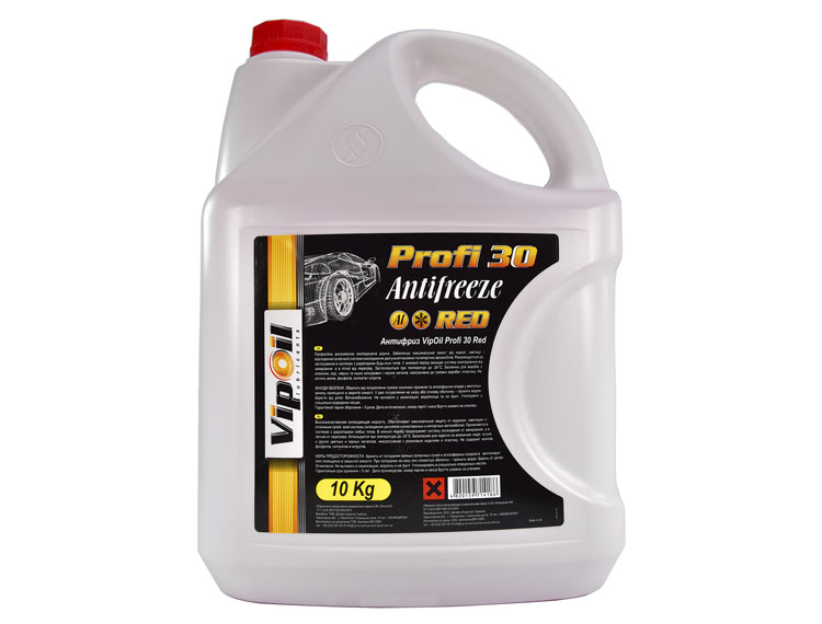 

Готовый антифриз VIPOIL Profi 30 красный -24 °C 701391