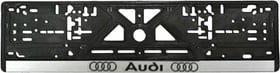 Рамка номерного знака Vitol 3795 колір чорний на Audi пластик