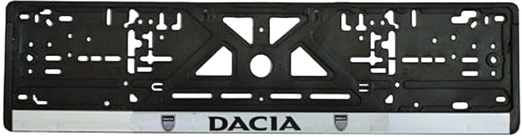 

Рамка номерного знака Vitol 4073 черная на Dacia