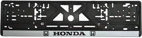 Рамка номерного знака Vitol 18423 цвет черный на Honda пластик