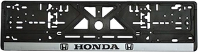 Рамка номерного знака Vitol 18423 колір чорний на Honda пластик