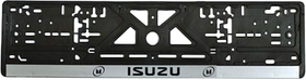Рамка номерного знака Vitol 18474 цвет черный на Isuzu пластик