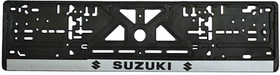 Рамка номерного знака Vitol 18383 цвет черный на Suzuki пластик