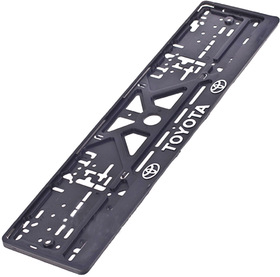 Рамка номерного знака Vitol UKR18 цвет черный на Toyota