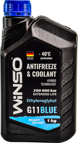 Готовый антифриз Winso G11 синий -40 °C