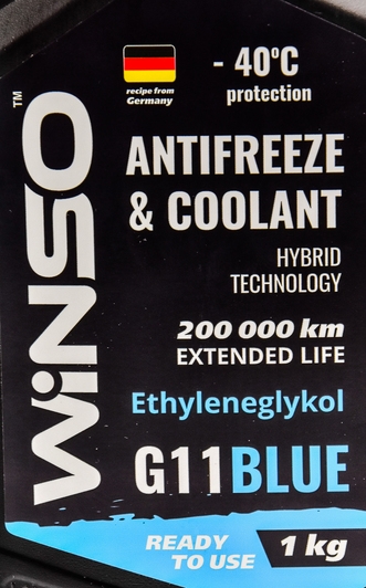 Winso G11 синій -40 °C готовий антифриз