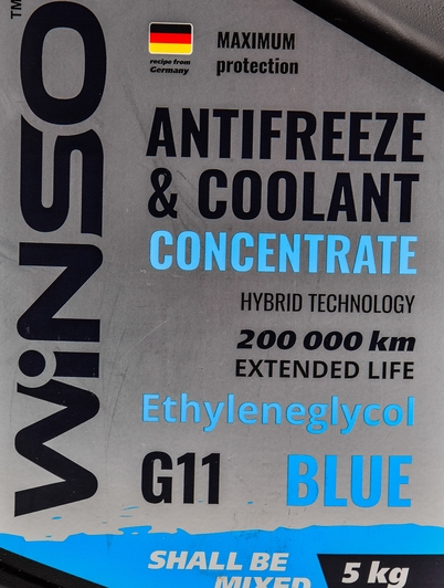 Winso G11 синий 5 л (881030) концентрат антифриза 5 л