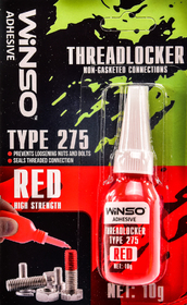 Фиксатор резьбы Winso Threadlocker Type 275 красный