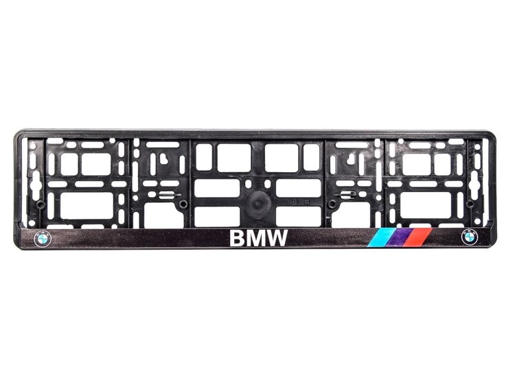 

Рамка номерного знака Winso 000242 черная на BMW
