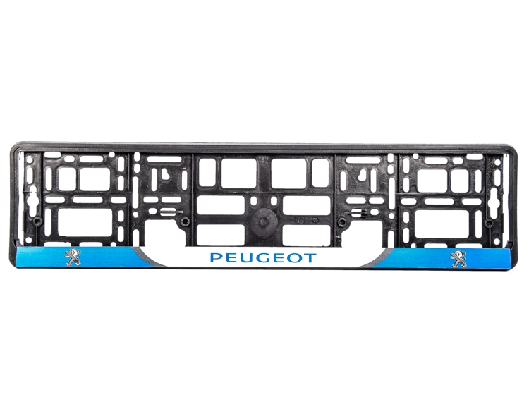 

Рамка номерного знака Winso 000171 черная на Peugeot