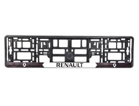 Рамка номерного знака Winso 000181 колір чорний на Renault