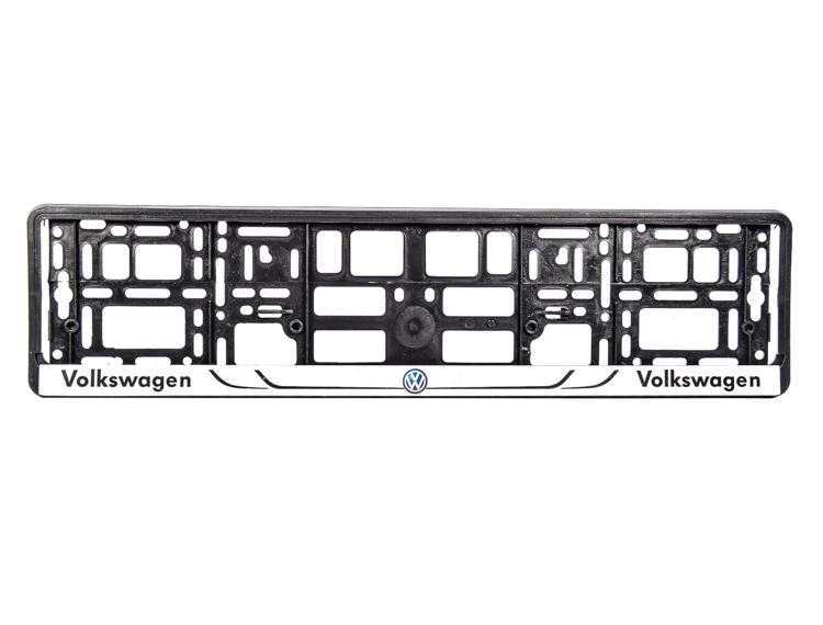 

Рамка номерного знака Winso 000201 черная на Volkswagen