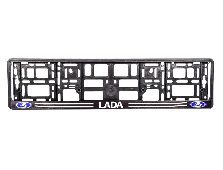 

Рамка номерного знака Winso 000123 черная на Lada
