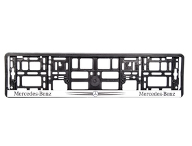 Рамка номерного знака Winso 000141 цвет черный на Mercedes-Benz
