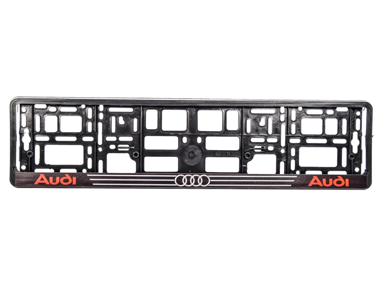 

Рамка номерного знака Winso 000212 черная на Audi
