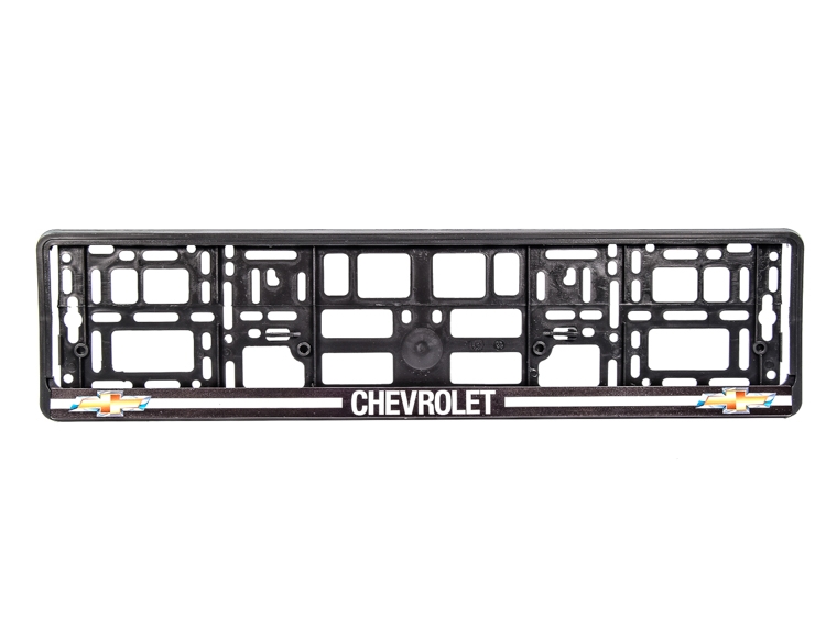 

Рамка номерного знака Winso 000352 черная на Chevrolet