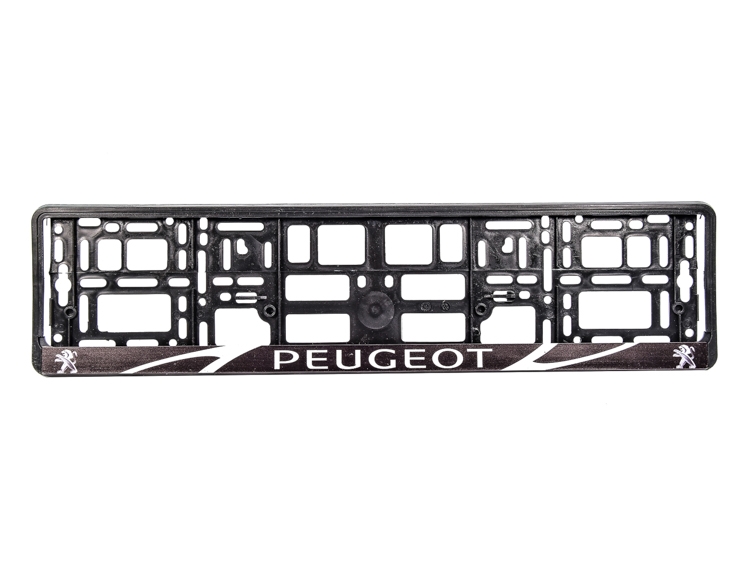 

Рамка номерного знака Winso 000172 черная на Peugeot