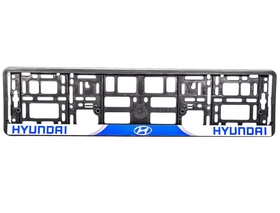Рамка номерного знака Winso 000101 цвет черный на Hyundai