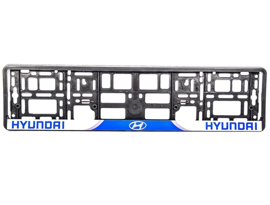 Рамка номерного знака Winso 000101 колір чорний на Hyundai