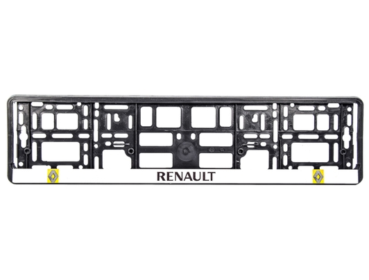 Рамка номерного знака Winso 000182 колір чорний на Renault