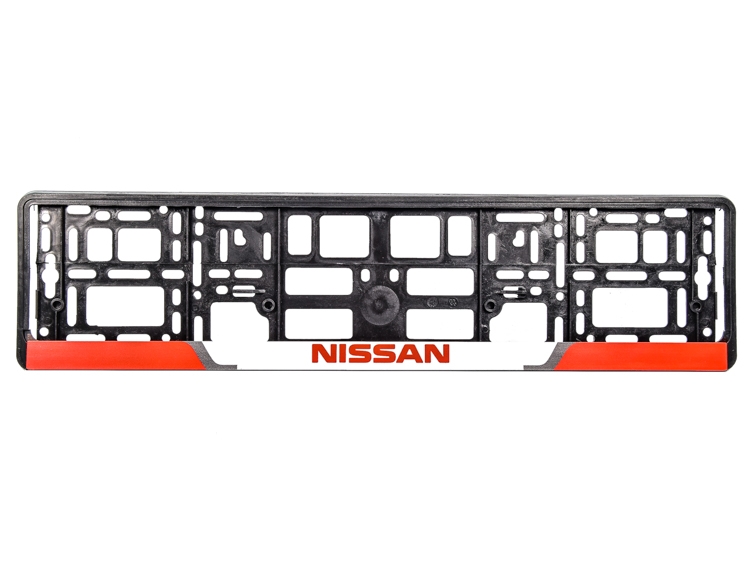 

Рамка номерного знака Winso 000041 черная на Nissan
