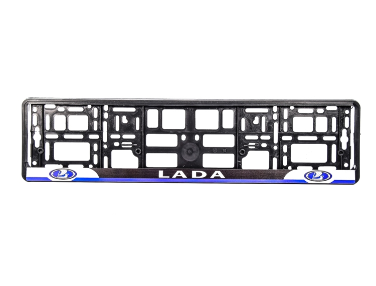 

Рамка номерного знака Winso 000122 черная на Lada