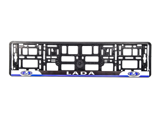 Рамка номерного знака Winso 000122 цвет черный на Lada