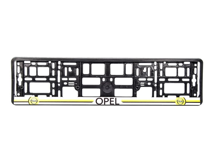 

Рамка номерного знака Winso 000162 черная на Opel
