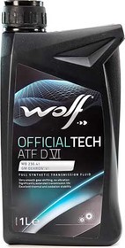 Трансмиссионное масло Wolf Officialtech ATF DVI синтетическое