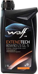 Трансмиссионное масло Wolf ExtendTech LS GL-5 80W-90 минеральное