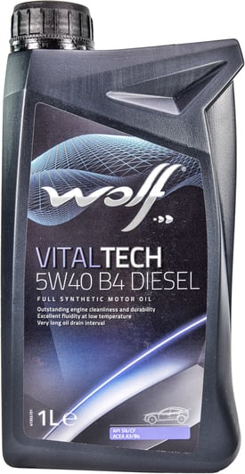 Моторна олива Wolf Vitaltech B4 Diesel 5W-40 1 л на Opel Frontera