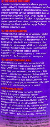 Wynns Stop Smoke присадка