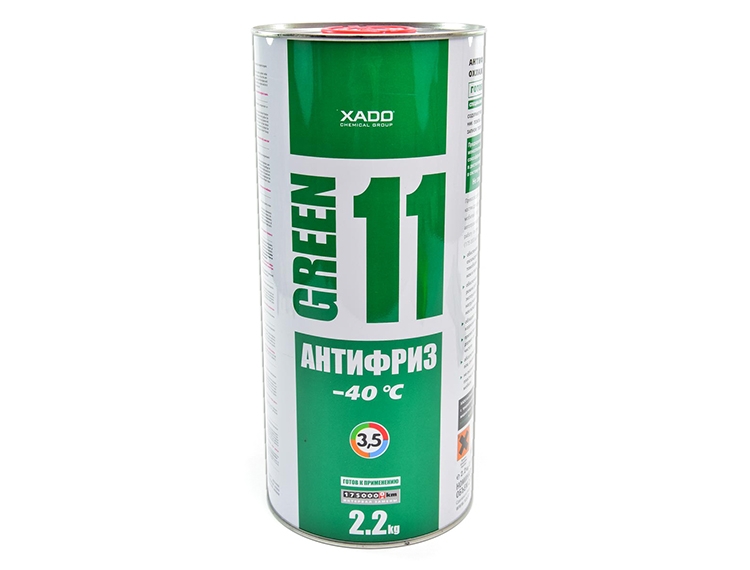 

Готовый антифриз Xado Green 11 G11 зеленый -40 °C XA50206
