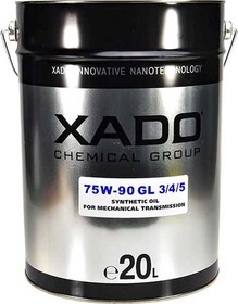 Трансмісійна олива Xado GL-3 / 4 / 5 MT-1 75W-90 синтетична