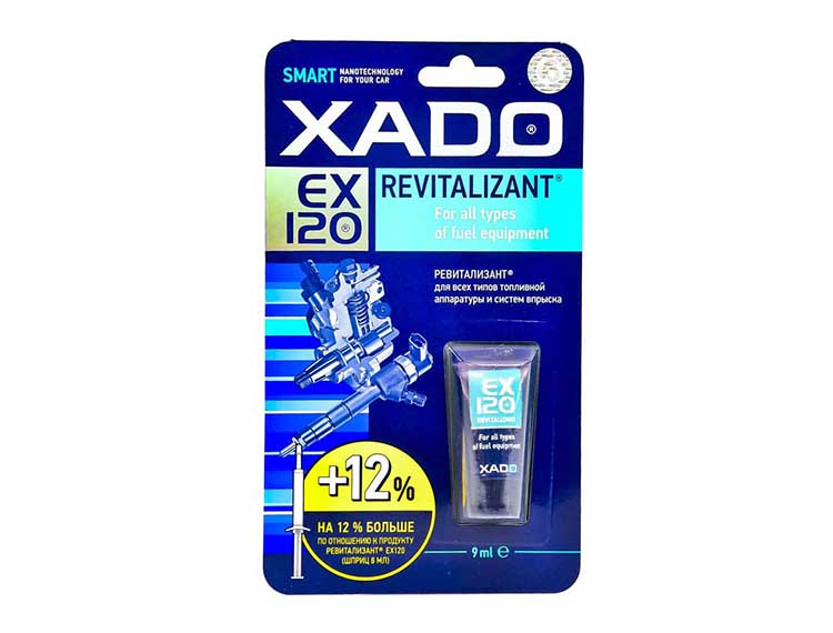 Xado Revitalizant EX120 для всіх типів паливної апаратури і систем упорскування палива присадка
