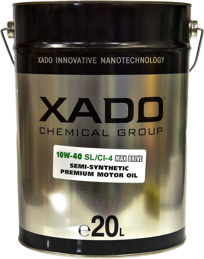 Моторна олива Xado Atomic Oil SL/CI-4 10W-40 20 л на Peugeot 505
