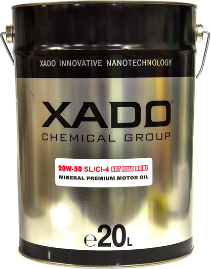 Моторна олива Xado Atomic Oil SL/CI-4 20W-50 20 л на Ford Ka
