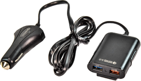 USB зарядка в авто XoKo CQC-450-BK