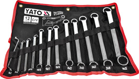 Набор ключей накидных Yato YT-0398 6x7-30x32 мм 12 шт