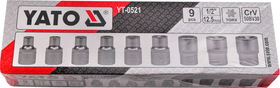 Набор торцевых головок Yato YT-0521 1/2