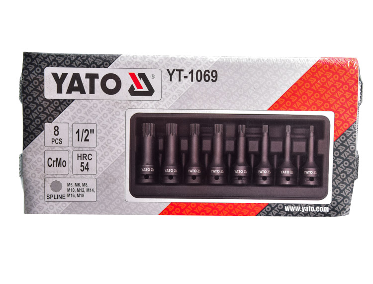 

Набор торцевых головок Yato (для Mercedes-Benz) YT-1069 8 шт.