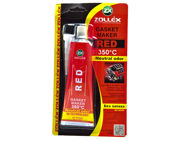 

Формирователь прокладок Zollex Gasket Maker (без запаха) красный 8RD