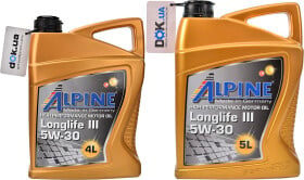Моторное масло Alpine Longlife III 5W-30 синтетическое