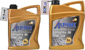 Моторна олива Alpine Longlife III 5W-30 синтетична